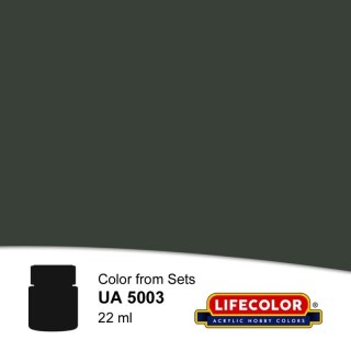 Lifecolor Aircraft Colors LIFUA5003 D1 Deep Green Black