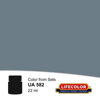 Lifecolor Aircraft Colors LIFUA582 Non Specular Intermediate Blue FS35164