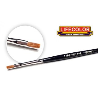 Lifecolor Brushes LIFTA5681 Modelling Brush Flat Hair 1