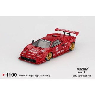 MINI GT 01100 LAMBORGHINI COUNTACH LB-Works 2025 Red