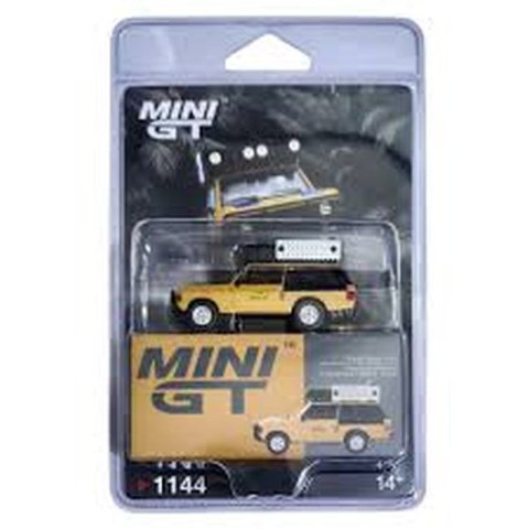 MINI GT 01144 Blister RANGE ROVER Camel TrophySumatra 1981 Winner - Blister
