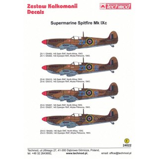 Techmod 24022 Supermarine Spitfire Mk IXc