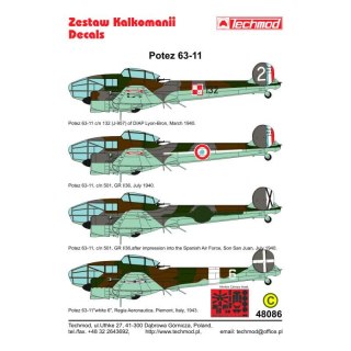 Techmod 48086 Potez 63-11