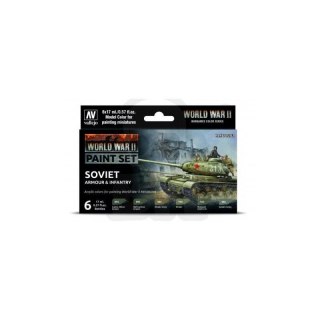 Vallejo 70202 Zestaw WWII-Soviet Armour & Infantry