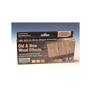 Vallejo 71187 Zestaw Model Air Old & New Wood Eff.