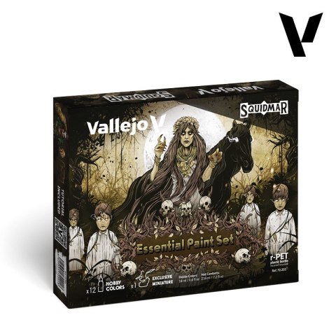 Vallejo 72201 Squidmar Essential Paint Set (12 x 18 ml)