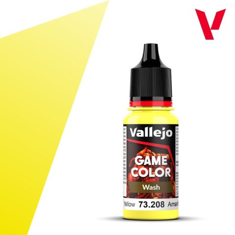 Vallejo 73208 Wash Yellow 18 ml