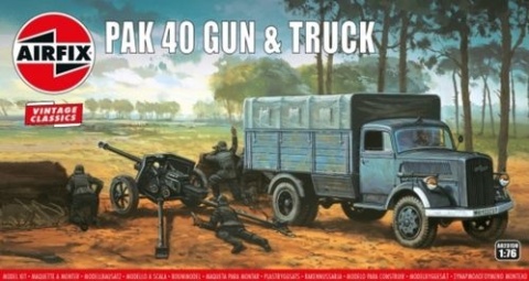 Airfix 02315V Opel Blitz & Pak 40 Gun -1/76