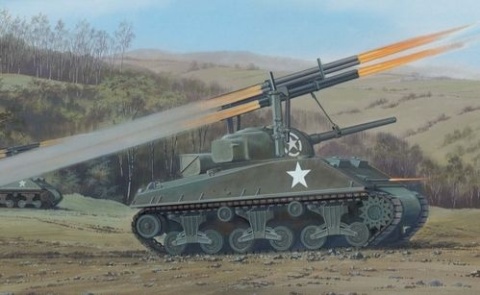 Airfix 02334V Sherman Calliope -1/76