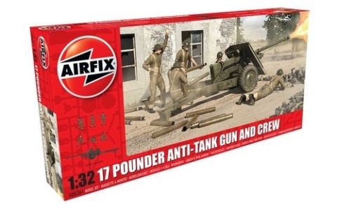 Airfix 06361 17 Pounder Anti-Tank Gun and Crew - 1/32