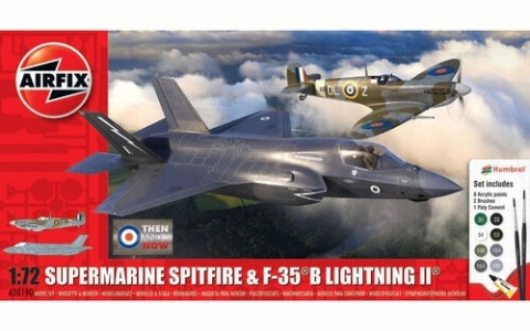 Airfix 50190 Supermarine Spitfire & F-35B Lightning II Then & Now