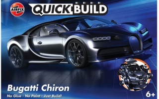 Airfix 6025 Quickbuild Bugatti Chiron Black