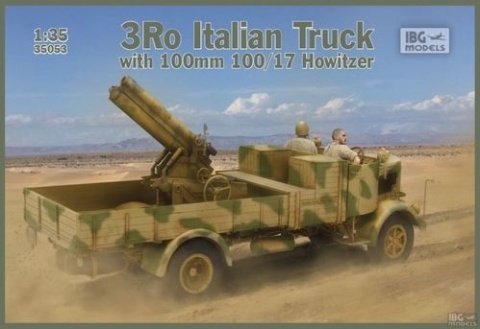 IBG 35053 3RO Italian Truck with 100/17 Howitzer