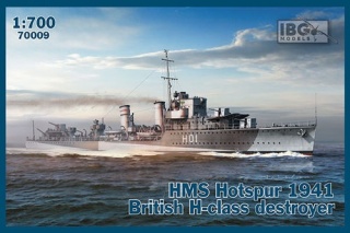 IBG 70009 HMS Hotspur 1941 Brit. H-class destroyer 1:700
