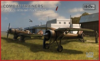 IBG 72529 1/72 Combat Trainers 2 in 1: PZL P.11a and PZL.23A Karaś