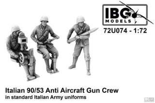 IBG 72U074 Italian 90/53 Anti Aircraft Gun Crew