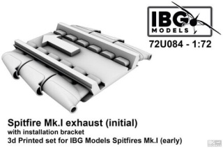 IBG 72U084 Spitfire Mk. I Exhaust (Initial)