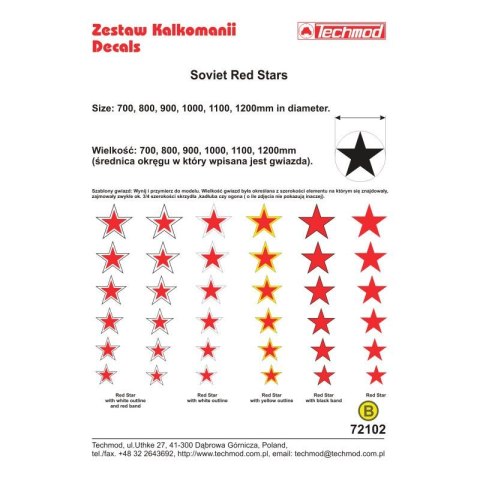 Techmod 72102 Soviet Stars
