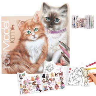 Top Model 12713 Szkicownik Kitty z naklejkami Ilosć sztuk w opakowaniu 18