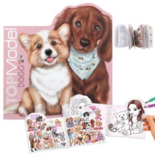Top Model 12714 Szkicownik Doggy z naklejkami Ilosć sztuk w opakowaniu 18