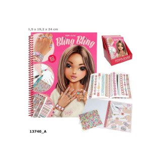 Top Model 13740 13740 Kolorowanka DIY Bling Bling , do robienia pierścionków i bransoletek, z naklejkami Ilość sztuk w opakowani