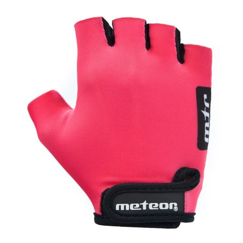 Rękawiczki rowerowe dla dzieci Meteor Pink Jr 26196-26197-26198 Rękawiczki rowerowe dla dzieci Meteor Pink Jr 26196-26197-26198