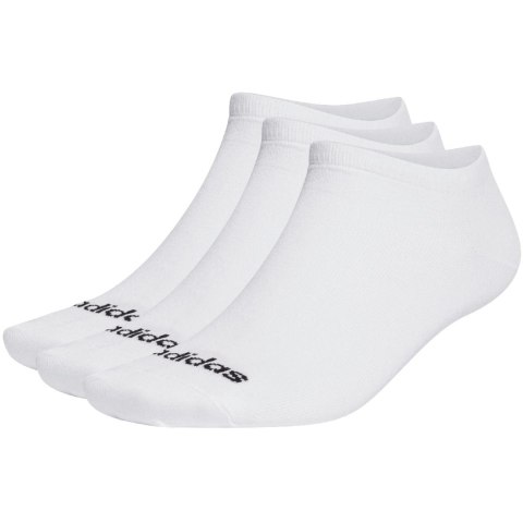 Skarpety adidas Thin Linear Low-Cut Socks 3P białe HT3447 Skarpety adidas Thin Linear Low-Cut Socks 3P białe HT3447