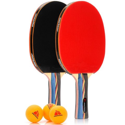 Zestaw do ping ponga Meteor Mistral 2 rakietki 3 piłeczki 15023 Zestaw do ping ponga Meteor Mistral 2 rakietki 3 piłeczki 15023