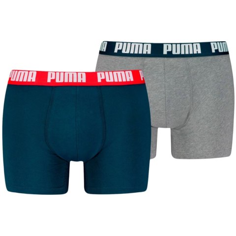 Bokserki męskie Puma Everyday Basic 2p niebieskie, szare 938320 05 Bokserki męskie Puma Everyday Basic 2p niebieskie, szare 938320 05
