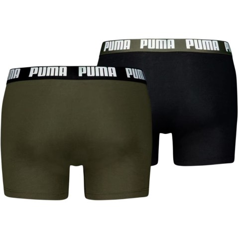 Bokserki męskie Puma Everyday Basic 2p zielone, czarne 938320 11 Bokserki męskie Puma Everyday Basic 2p zielone, czarne 938320 11