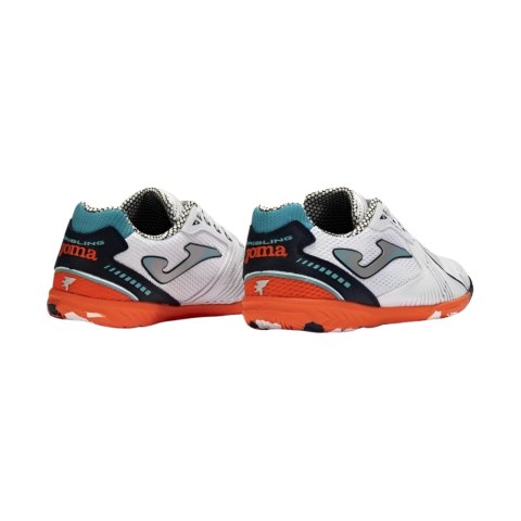 Buty piłkarskie Joma Dribling Indoor 2432 biało-pomarańczowe DRIW2432IN