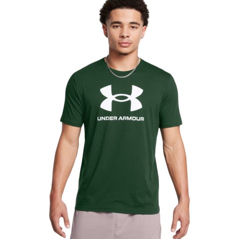 Koszulka męska Under Armour Sportstyle Logo zielona 1382911 301 Koszulka męska Under Armour Sportstyle Logo zielona 1382911 301