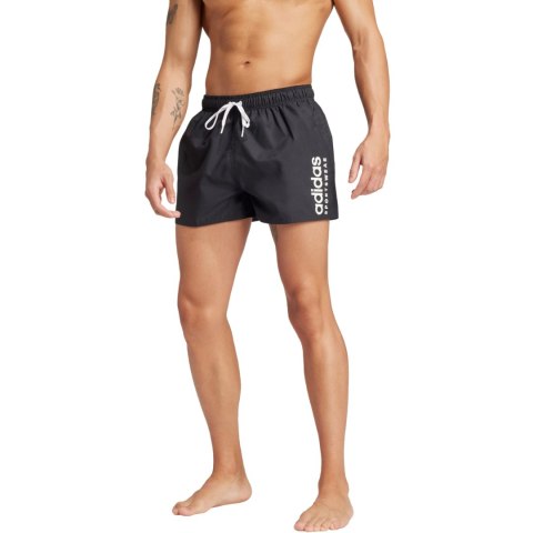 Spodenki kąpielowe męskie adidas Essentials Logo czarne IX7565 Spodenki kąpielowe męskie adidas Essentials Logo czarne IX7565