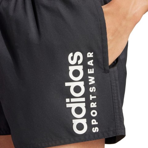 Spodenki kąpielowe męskie adidas Essentials Logo czarne IX7565 Spodenki kąpielowe męskie adidas Essentials Logo czarne IX7565