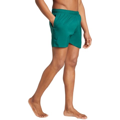Spodenki kąpielowe męskie adidas Solid CLX Short-Length zielone IX7582 Spodenki kąpielowe męskie adidas Solid CLX Short-Length zielone IX7582