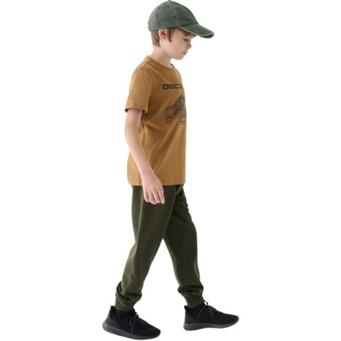 Spodnie dla chłopca 4F M0810 khaki 4FJWMM00TTROM0810 43S Spodnie dla chłopca 4F M0810 khaki 4FJWMM00TTROM0810 43S