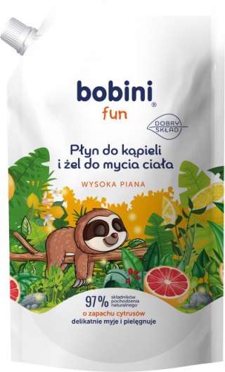 BOBINI FUN Płyn do Kąp.Żel cytrus wys.piana ref 500ml /12 403