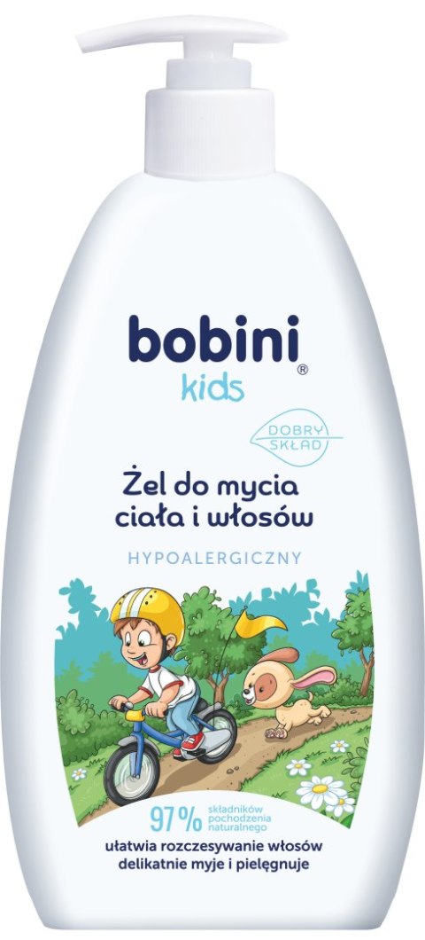 BOBINI KIDS Żel Myc. ciała& włosów 500ml /12 MB 229