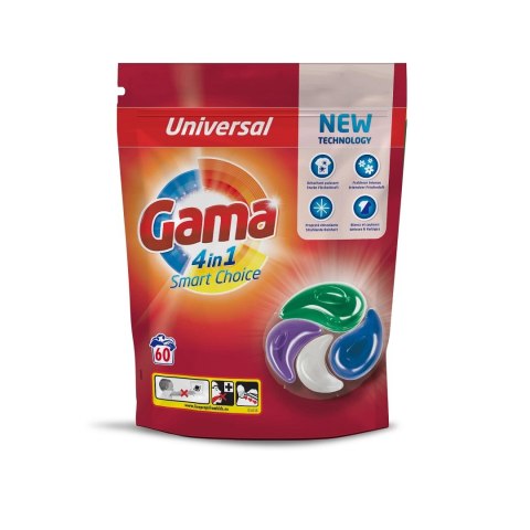 Gama kapsułki 60szt/1320g 4w1 smart Universal/8435495836728