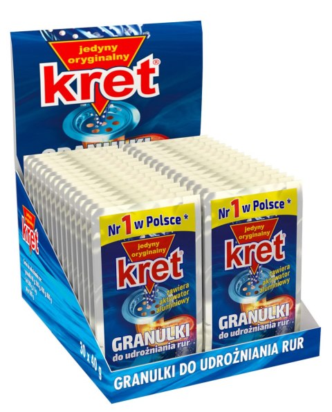 KRET Gran. do udr.rur 40g /Displ 30szt / 746 KRET Gran. do udr.rur 40g /Displ 30szt / 746