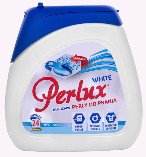 PERLUX Perły Piorące White Heksagon 24szt /8 003