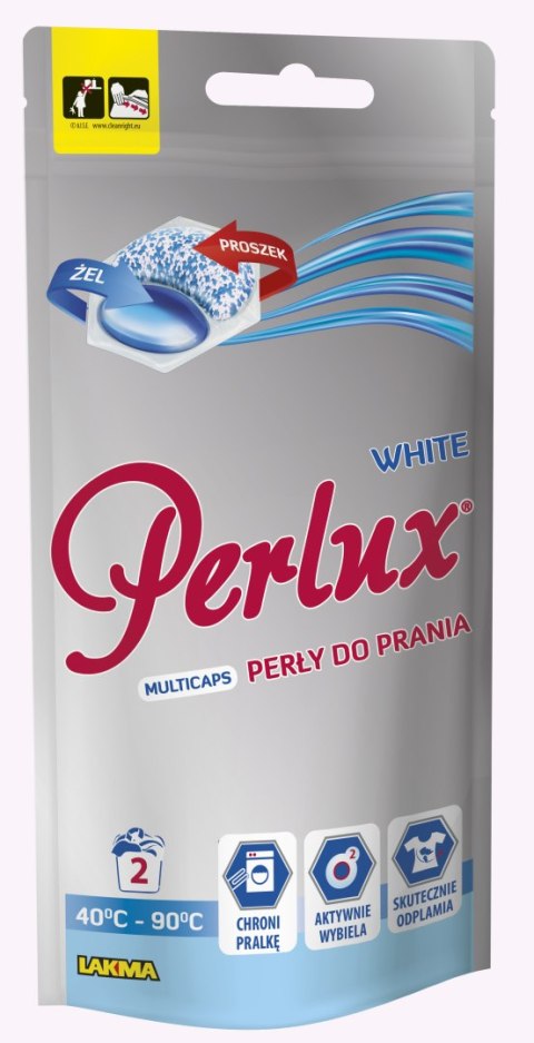 PERLUX Perły Piorące White Heksagon sasz. 2szt 140