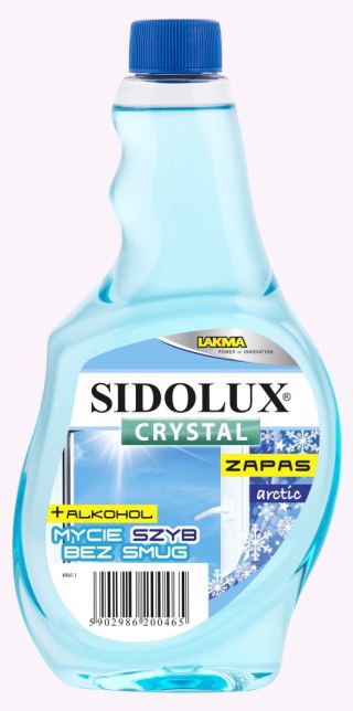 SIDOLUX CRYSTAL Do Mycia Szyb Arctic 500ml Zap/10. 465