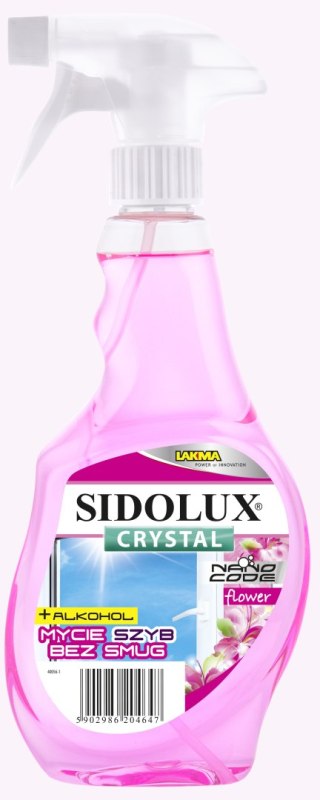 SIDOLUX CRYSTAL Do Mycia Szyb Flower 500ml/10 647