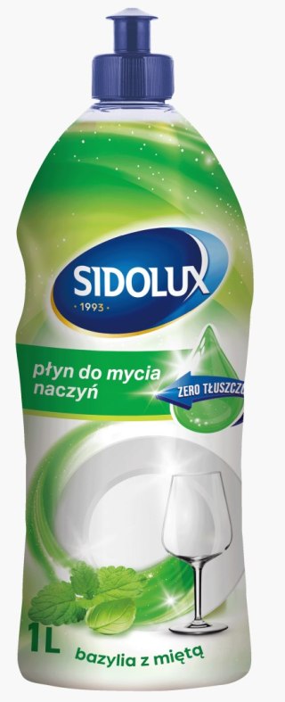 SIDOLUX Płyn do Mycia Naczyń Bazylia i MIęta 1L /10 967