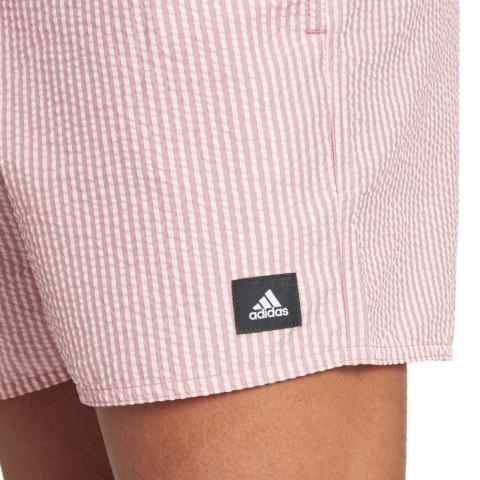 Spodenki kąpielowe męskie adidas Stripey Classics Length różowe IX9677 Spodenki kąpielowe męskie adidas Stripey Classics Length różowe IX9677