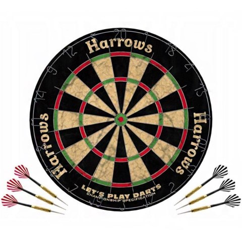 Tarcza Harrows Lets Play Darts Game Set Tarcza Harrows Lets Play Darts Game Set