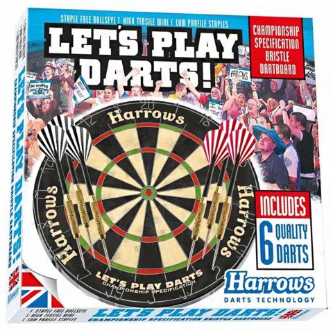 Tarcza Harrows Lets Play Darts Game Set Tarcza Harrows Lets Play Darts Game Set