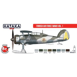 Hataka AS117 Finnish Air Force (WWII) Vol. 1 Paint Set