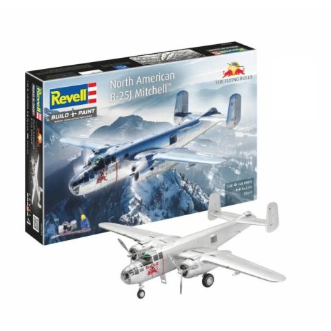 Revell 05643 1/48 Gift Set North American B-25J Mitchell The Flying Bulls